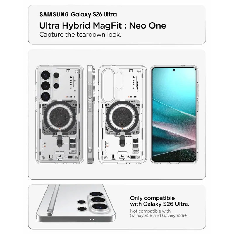 Spigen Ultra Hybrid Neo One Magfit Case for Galaxy S26 Ultra